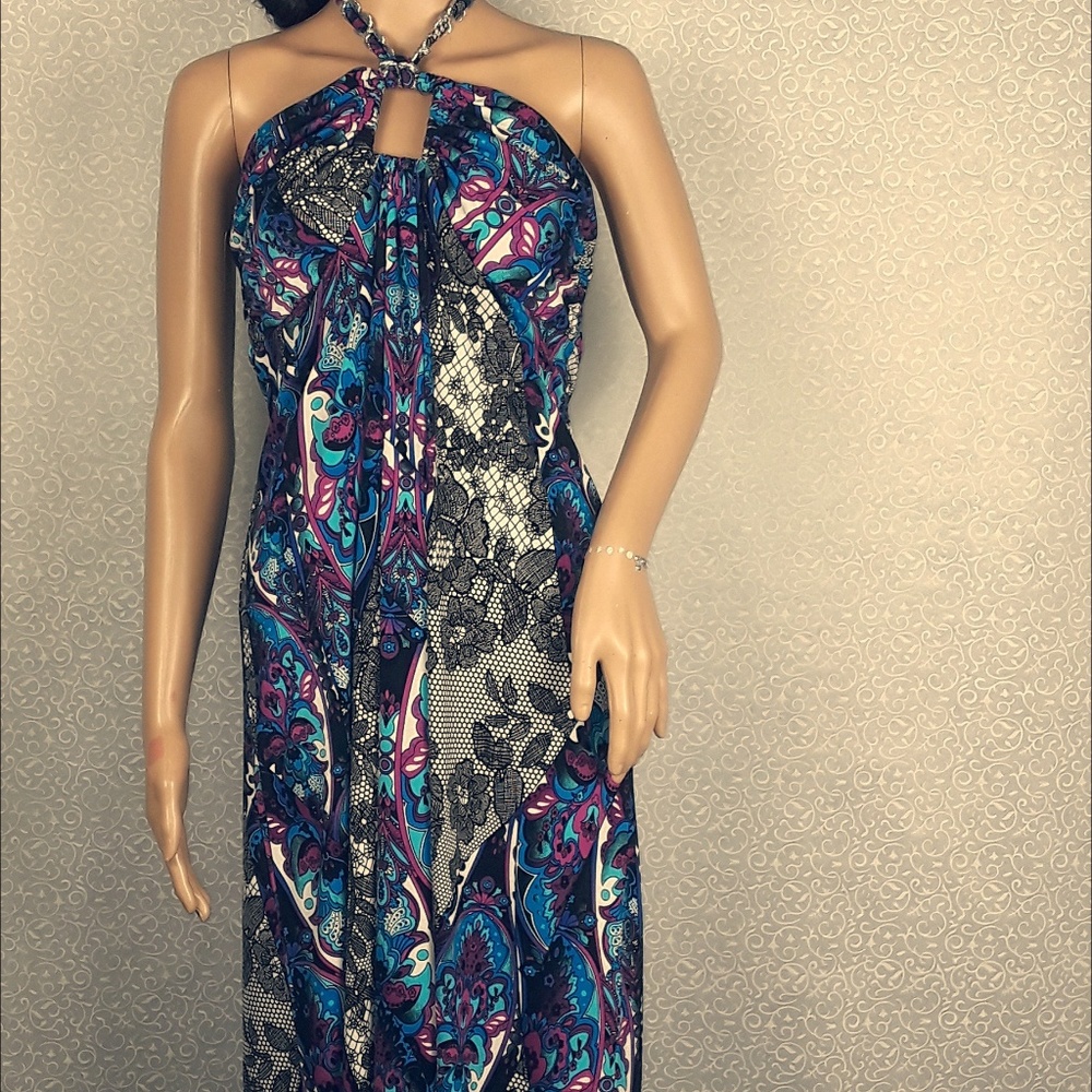 Sele Halter Dress Long Size L